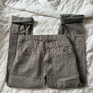 Levi's plaid pants